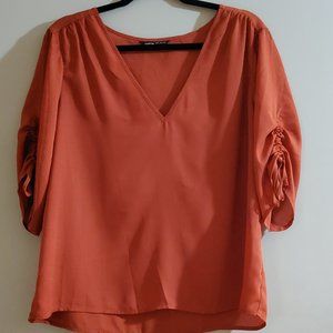 Shein 3/4 sleeve Copper shirt